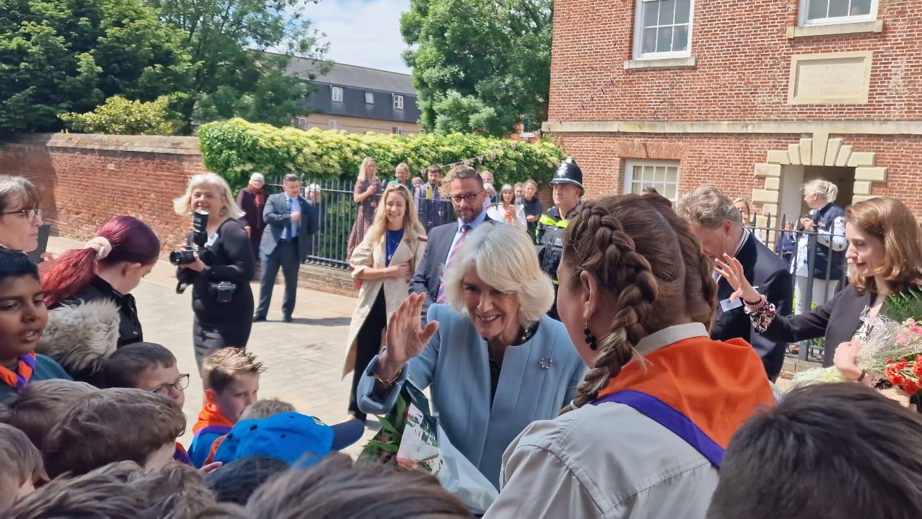 Newmarket District welcome Queen Camilla